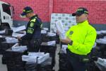 Incautan 64,500 cajas de cigarrillo de contrabando avaluadas en $1,200 millones de pesos en Barranquilla