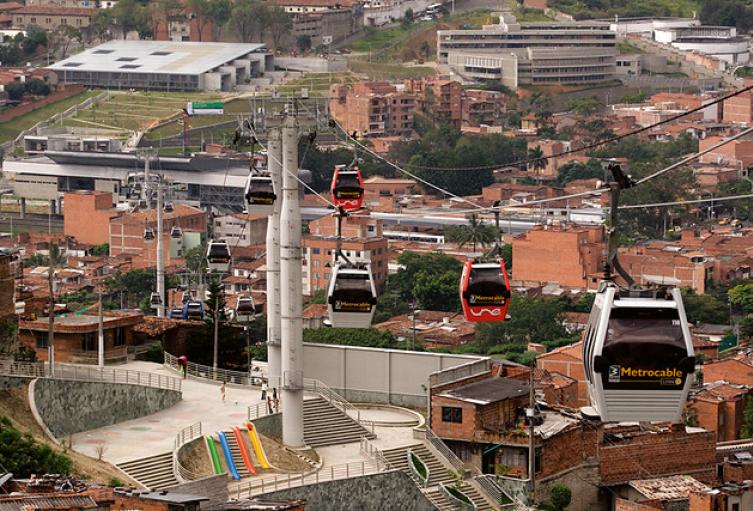 Comuna 13 de Medellín.