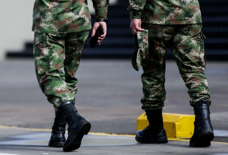 Soldados del Ejército Nacional