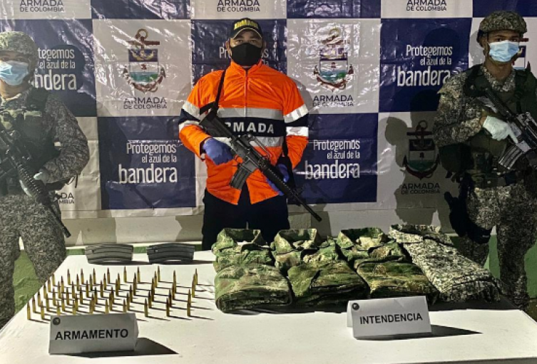 Ejército Desmanteló un depósito de armas en el municipio de Turbo