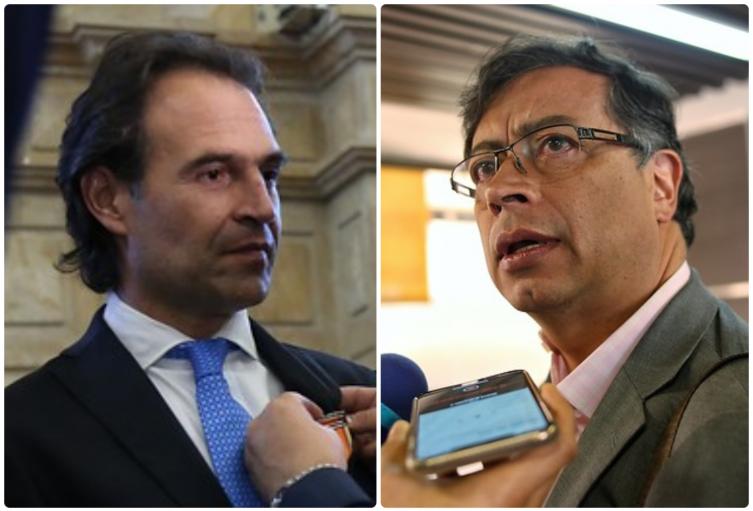 Gustavo Petro y Federico Gutiérrez