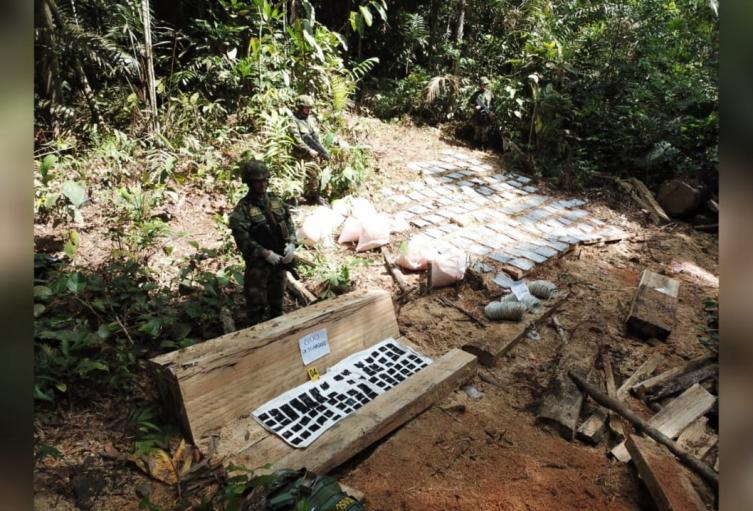 Con este material detonante se iban a fabricar más de  2600 minas antipersonales. 