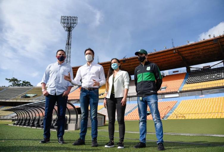 Protocolos listos para los partidos en el estadio Atanasio Girardot