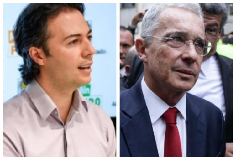 Daniel Quintero y Álvaro Uribe