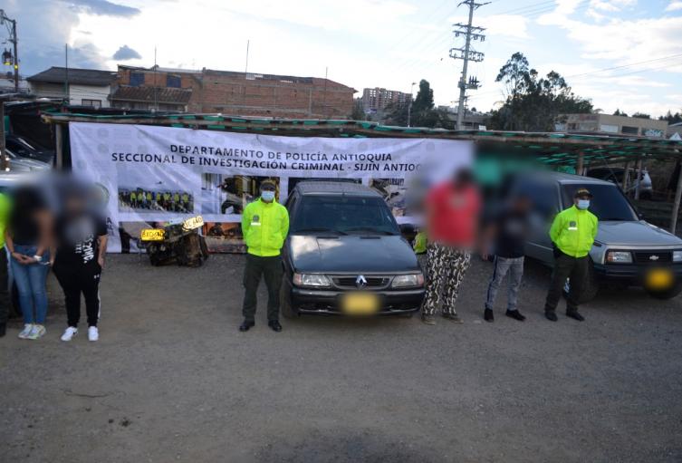 Siete personas señaladas de integrar Los Mazturi, fueron capturadas en el departamento.