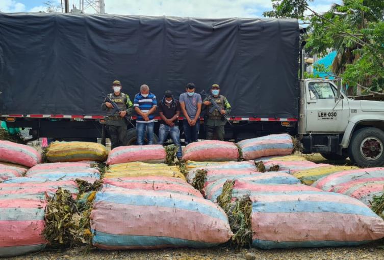 Este cargamento estaba valorado en 40 millones de pesos.