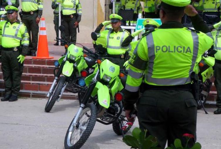 Policías de Bucaramanga