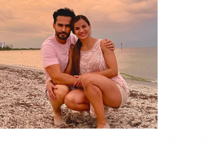 Fabián Ríos y Yuli Ferreira