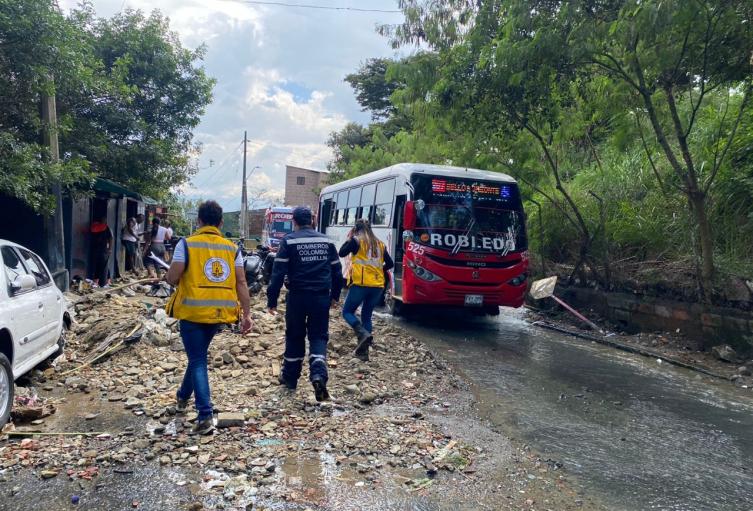 80 familias de esta comuna resultaron afectadas por las intensas precipitaciones.