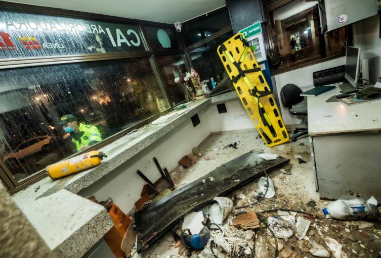 Atentado contra CAI de Arborizadora Alta al sur de Bogotá