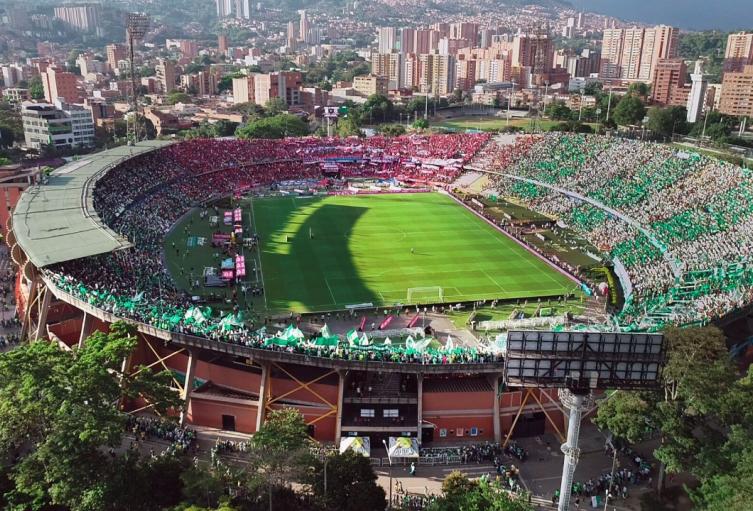 Referencia estadio Atanasio Girardot de Medellín.