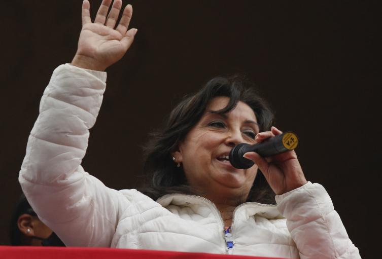 Dina Boluarte, vicepresidenta del Perú