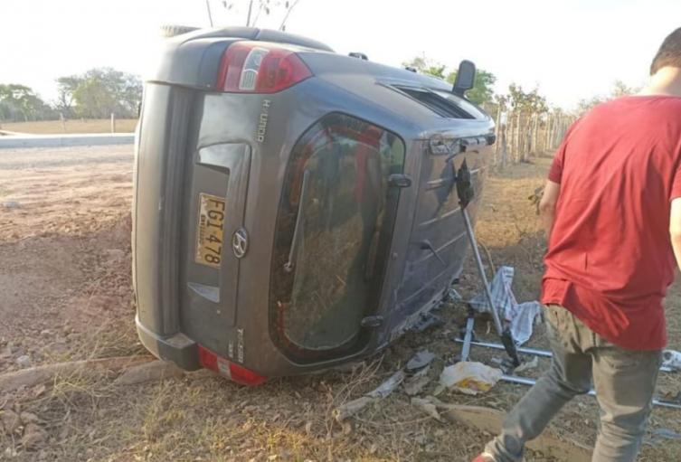  El accidente ocurrió en zona rural de Sahagún. 