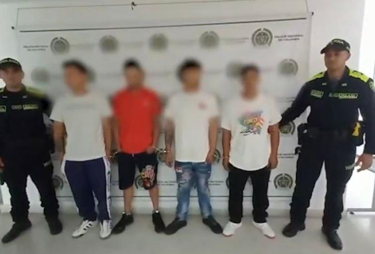 Capturaron a cuatro extorsionistas que torturaban a la víctima en San Antonio de Prado