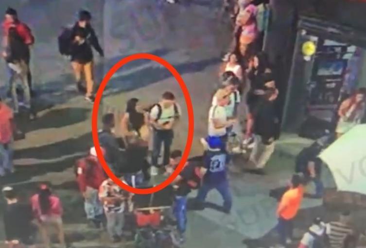 Capturaron a tres mujeres que robaron a un británico en pleno centro de Medellín