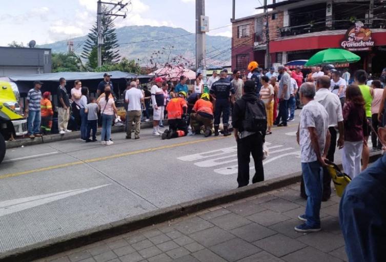 Accidente en Medellín