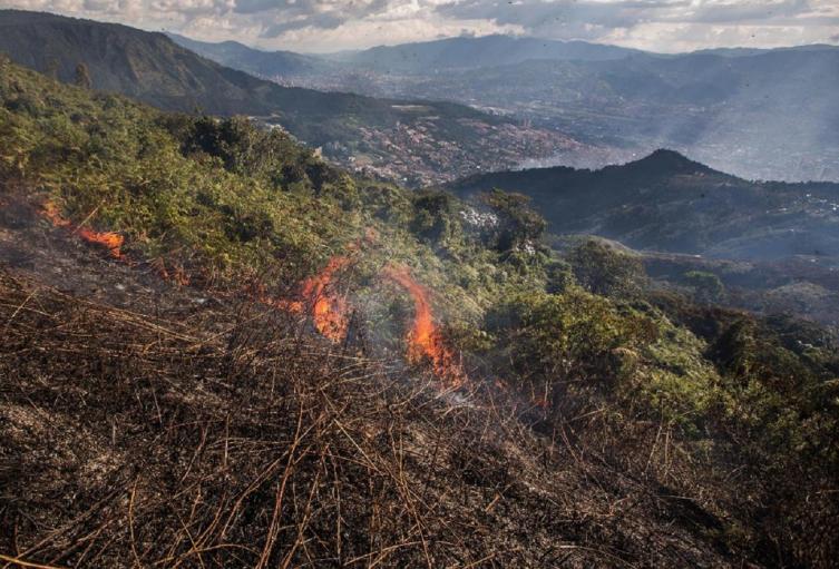 Incendios forestales en Medellín