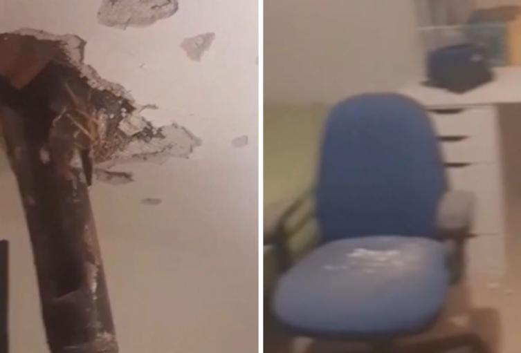 Misil quedó clavado en un apartamento de Israel y atemorizó a los residente