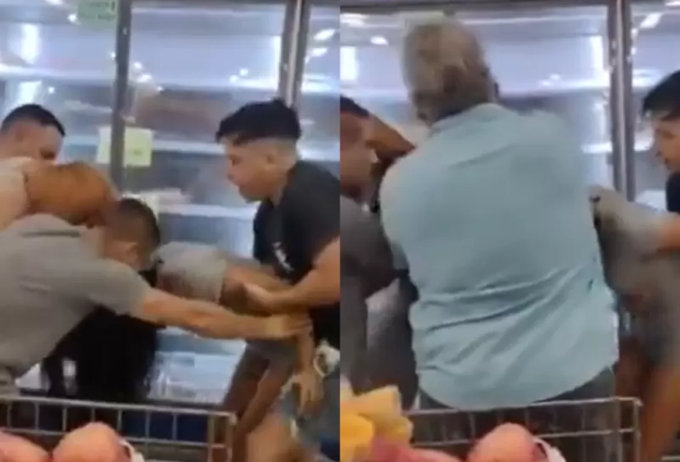 Mujeres se agarraron de los pelos por carne en oferta