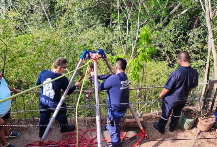 Rescate de mujer en Bucaramanga