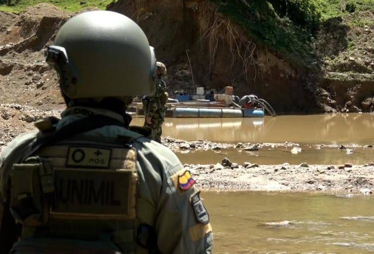 Operativo contra la minería ilegal 