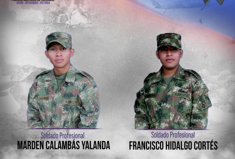 Los militares se encontraban combatiendo a disidentes de las Farc 