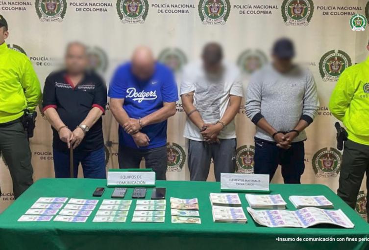 Falsificadores de billetes en Medellín Junio 20 2024