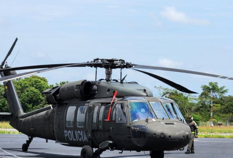 Disidentes de las Farc impactaron helicóptero de la Policía Nacional