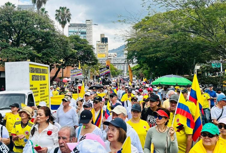 Marchas en Medellín