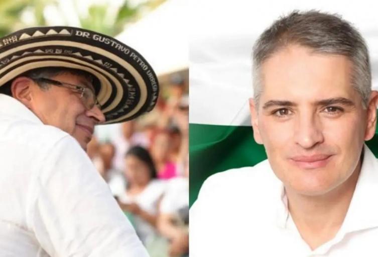 Presidente Gustavo Petro/Gobernador de Antioquia Andrés Julián Rendón.