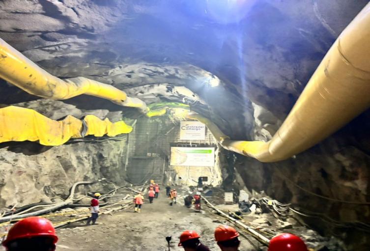 Taponamiento túnel de desviación Antioquia 