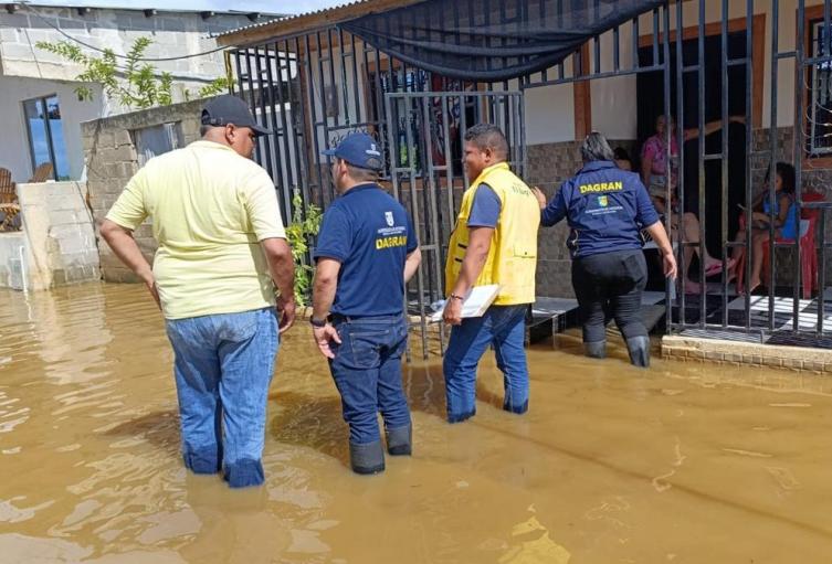 Personas afectadas por lluvias en El Bagre y Zaragoza en Antioquia