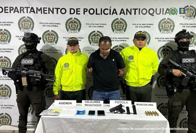 A prisión alias 'El Negro'; acusado de un doble homicidio en Salgar: Iba como parrillero y le disparó a las víctimas 