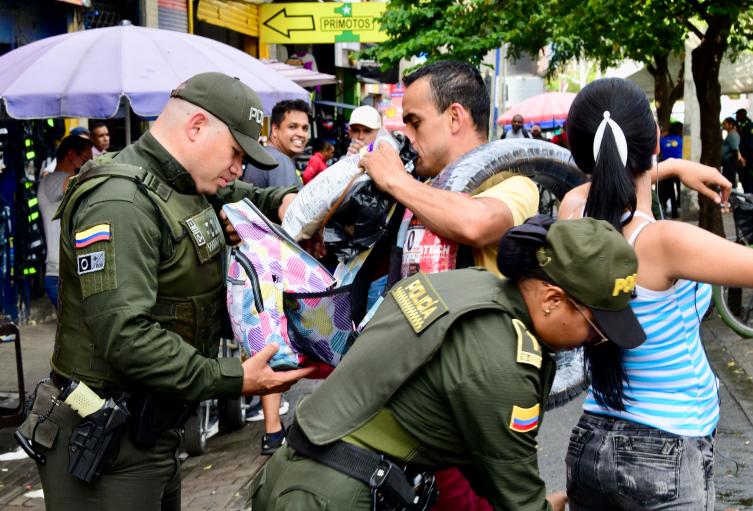 En el Bronx de Medellín inmovilizaron 12 motos involucradas en actividades criminales