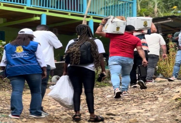 Atención de lluvias en Chocó