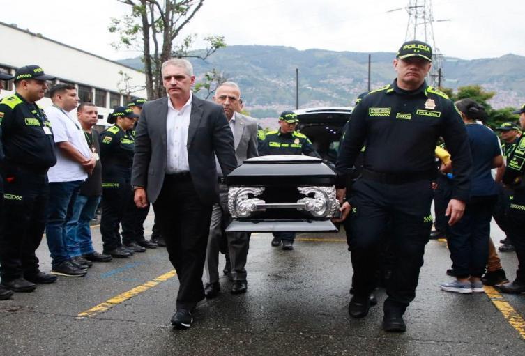Homenaje a la patrullera María Alejandra Vieda Almario