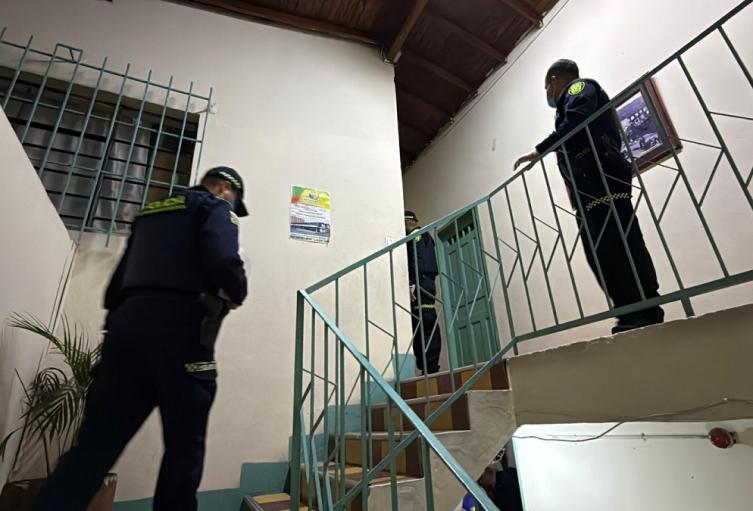 Operativo de control en hoteles y hostales de Rionegro, Antioquia