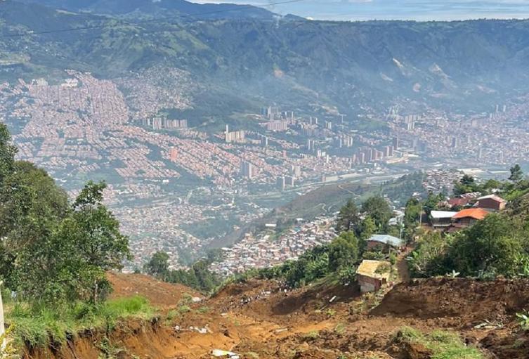 Lugar de la tragedia en Bello