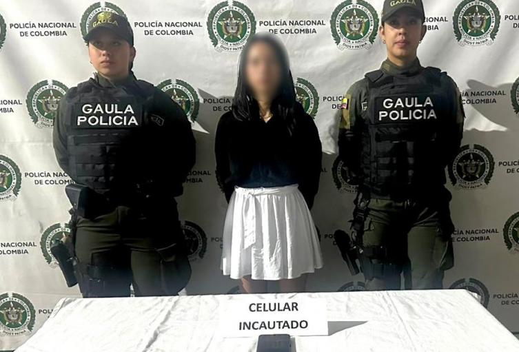 Capturada en Medellín 