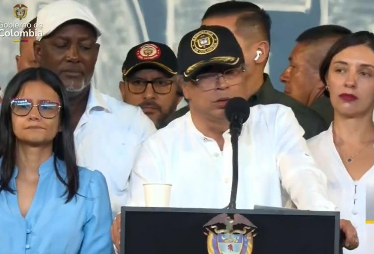 Presidente Gustavo Petro en Cali