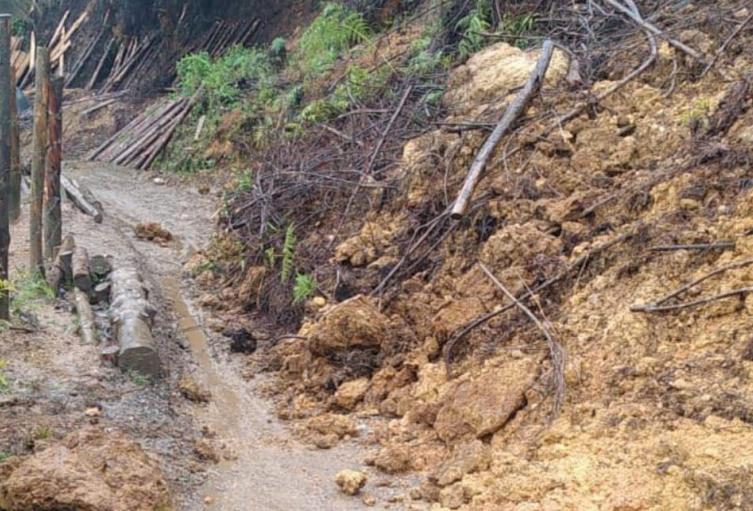Vías afectadas por el invierno en Antioquia