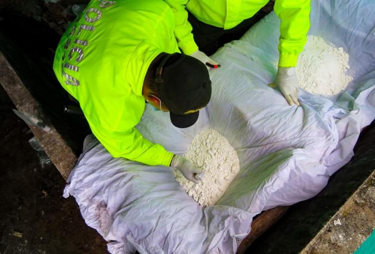 Laboratorio de cocaína destruido