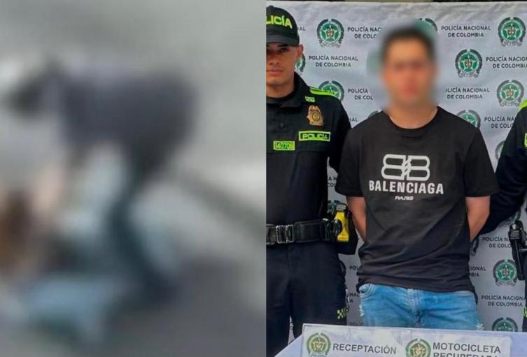 Capturan a hombre que habría arrastrado a una mujer para robarla en El Poblado, Medellín