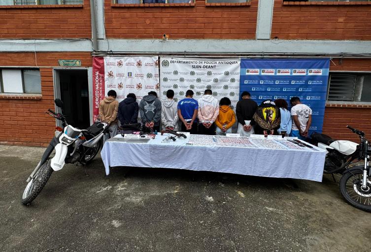 Capturan a 11 de “El Mesa” en Rionegro: 8 extranjeros entre los detenidos