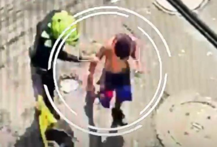 Cámaras y riña en el centro de Medellín: Así cayó prófugo por homicidio agravado
