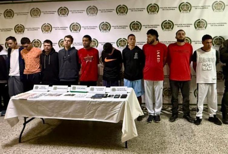 Redada contra las plazas de vicio en Itagüí: 11 personas del combo “el Rosario” Redada contra las plazas de vicio en Itagüí: 11 personas del combo “el Rosario”