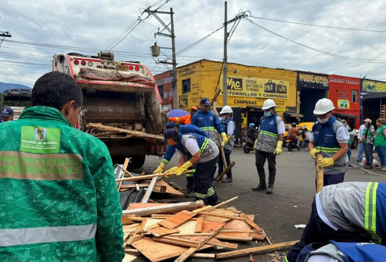Alcaldía de Medellín intervino el sector de Barrio Triste