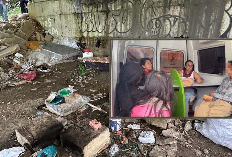 Menores rescatadas en Rionegro, vivían en cambuches