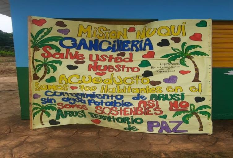 Reclamo comunidad de Nuquí, Chocó