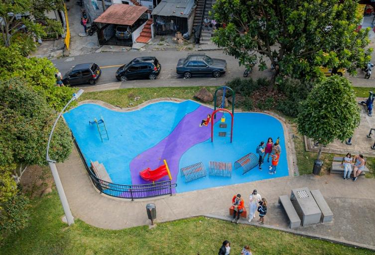 Parques infantiles en Medellín